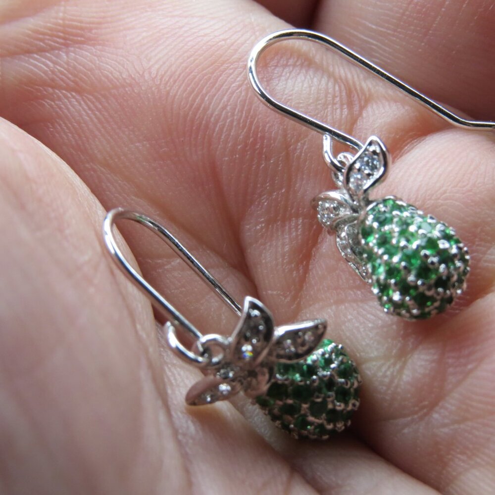 Sterling Silver Pineapple Earring - image 3